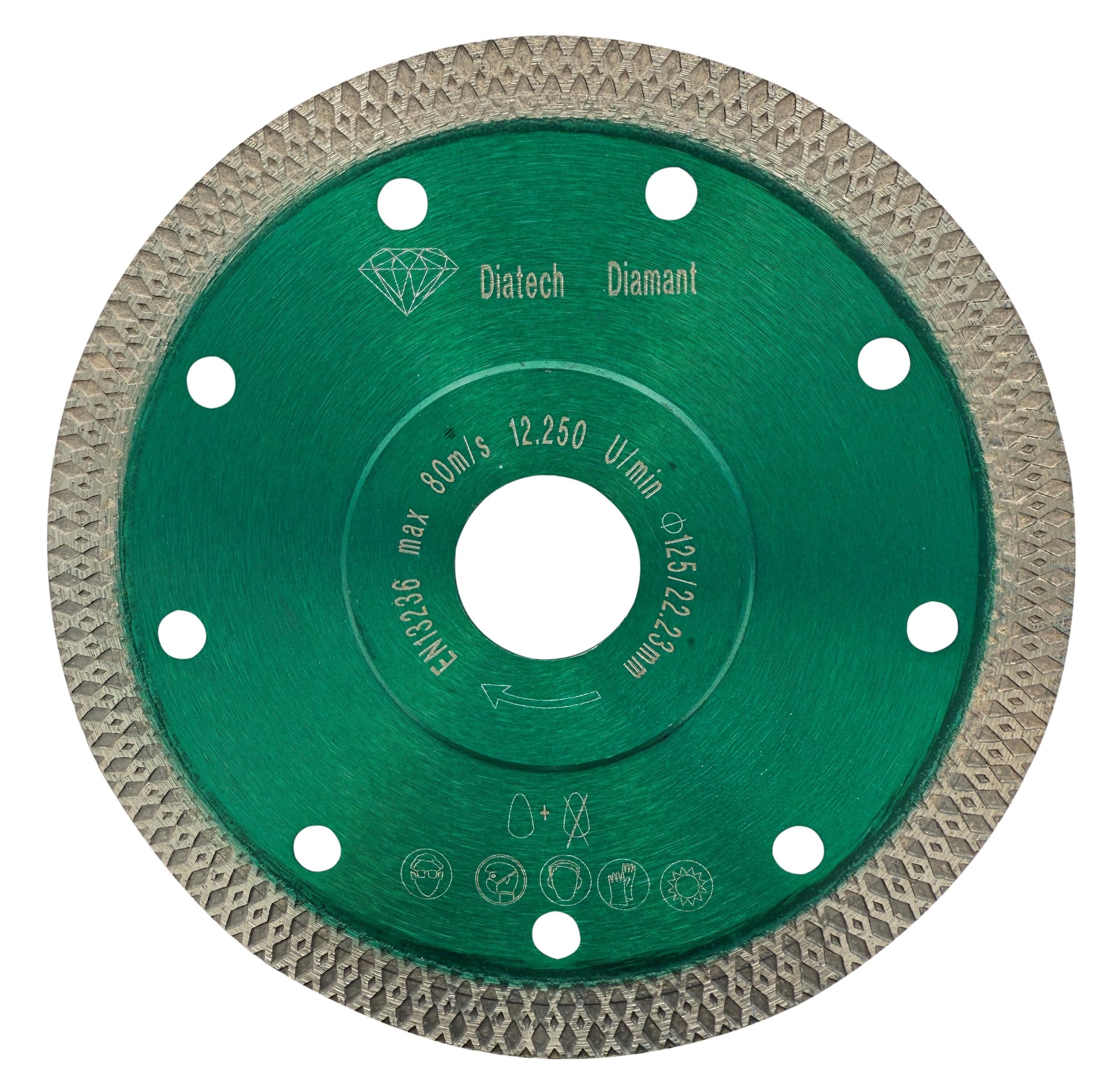 Diamantklinga för kakel - för keramiska plattor Ø125 mm