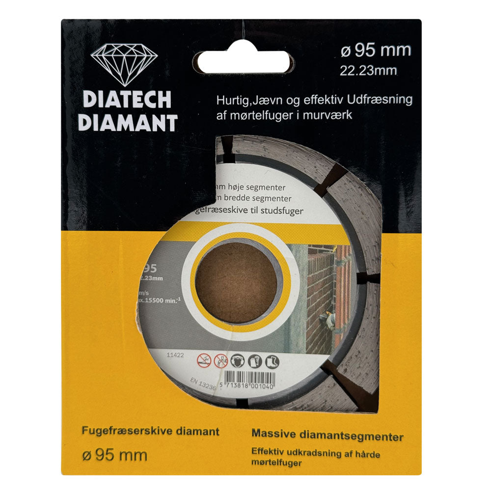 Fogklinga DIA 95x6,4x22,2 mm – 12 mm segment – för stötfogar