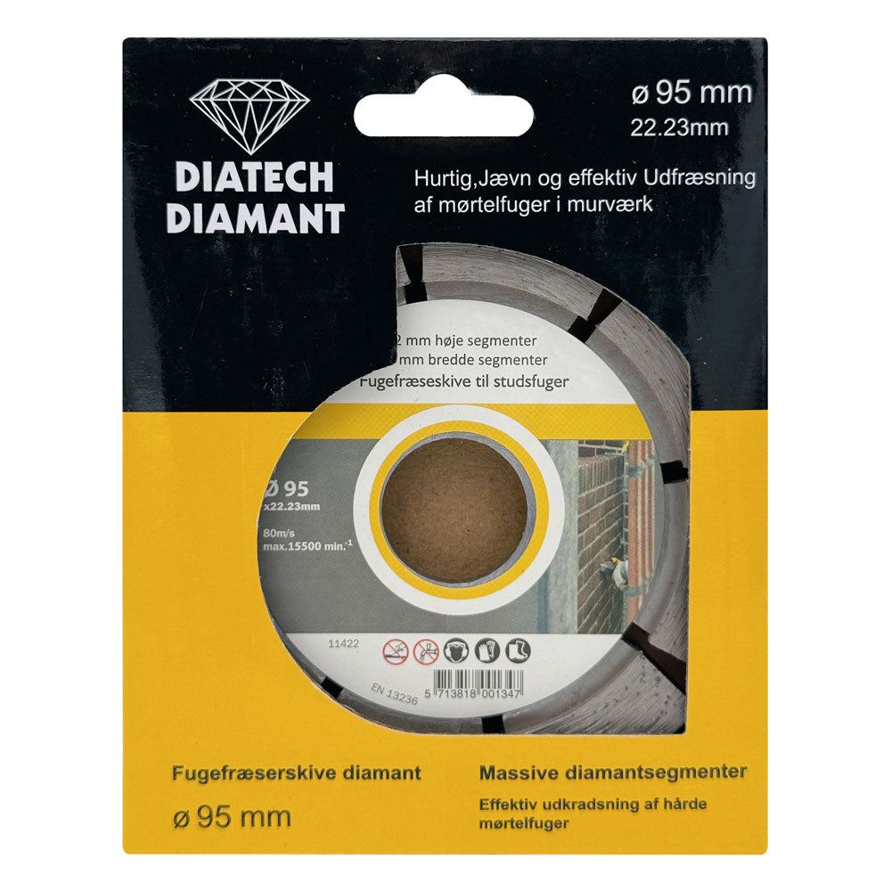 Fogklinga DIA 95x8x22,2 mm – 12 mm segment – för stötfogar