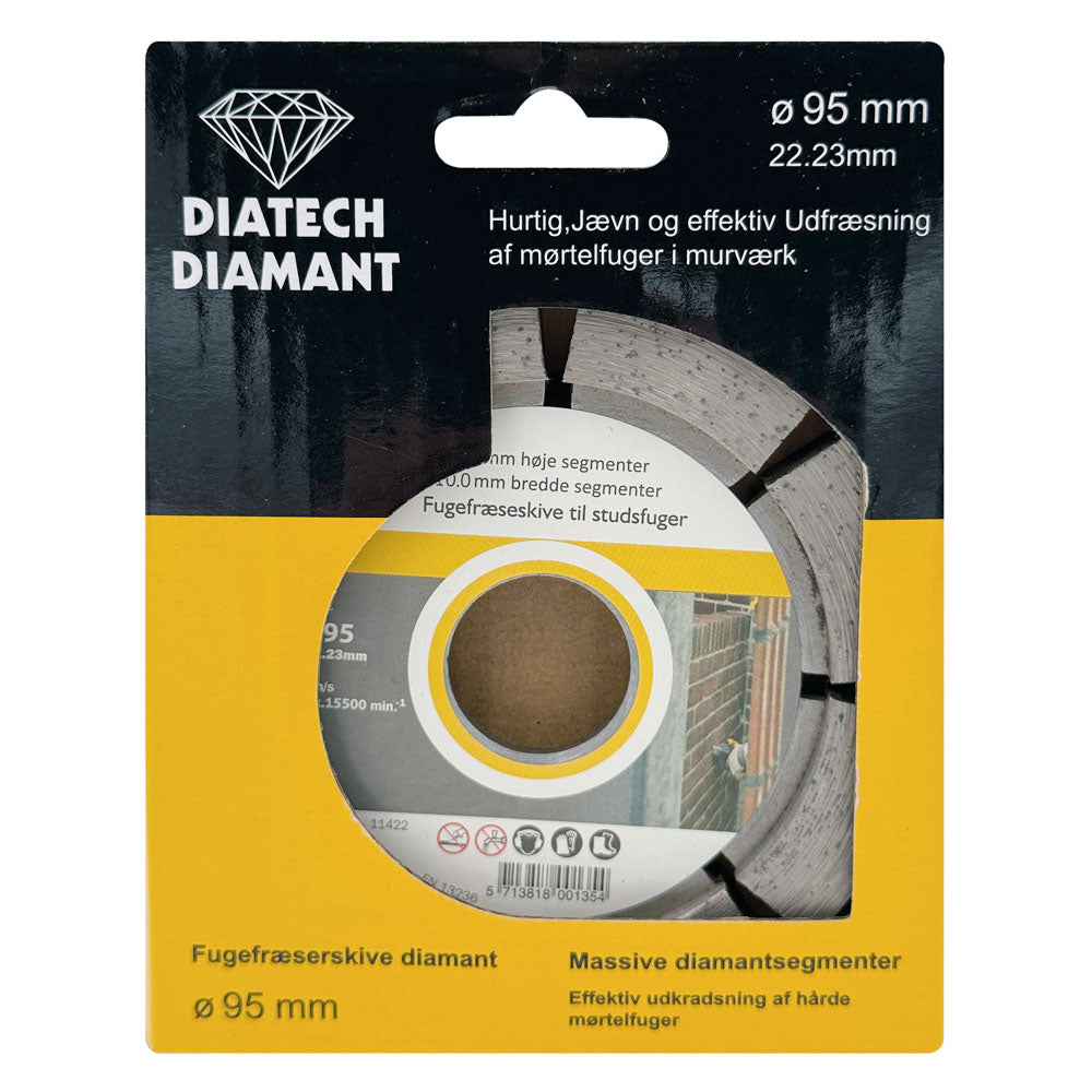 Fogklinga DIA 95x10x22,2 mm – 12 mm segment – för stötfogar