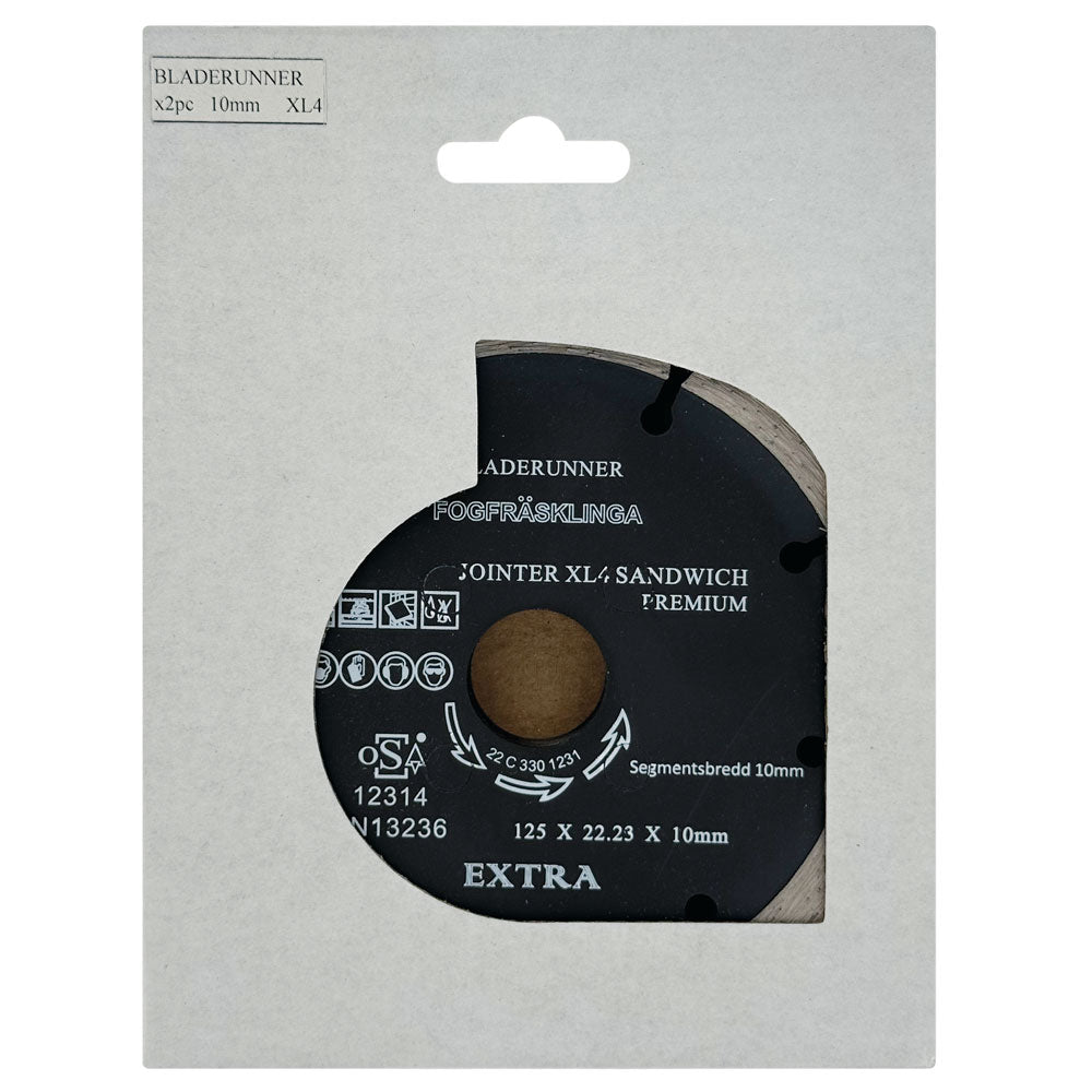 Fogklinga DIA 125x10x22,2 mm – 2‑delad
