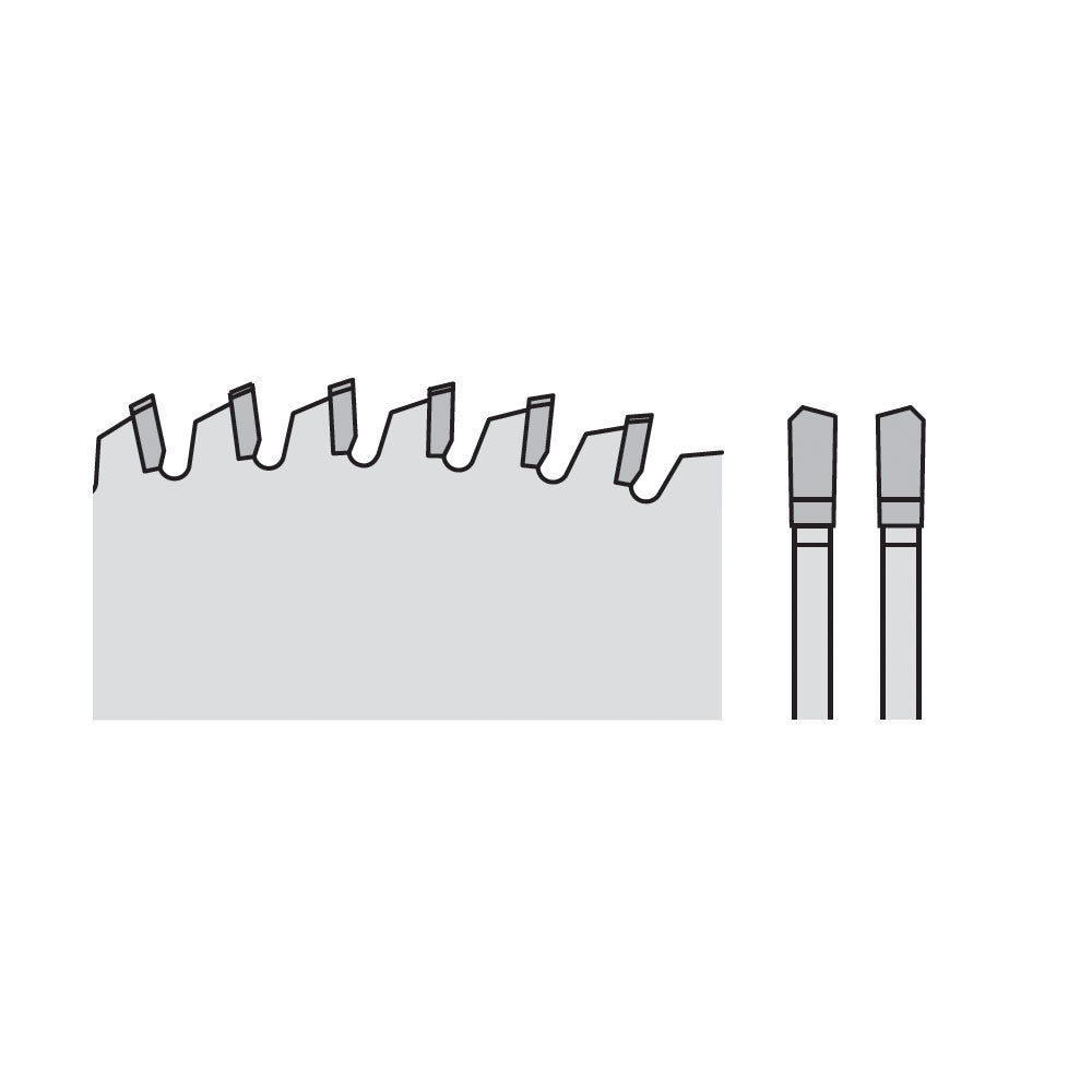 Sågklinga för Plast 300mm x 2,8mm x 30mm Z96 TW