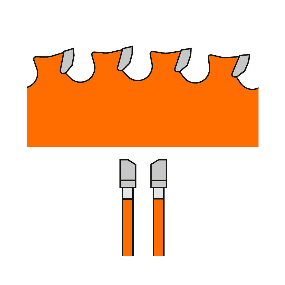 Sågklinga 150mm x 1,6mm x 20mm Z32 Dry Cut