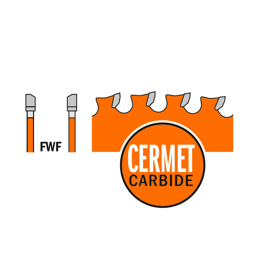 Sågklinga 355mm x 2,2mm x 25,4m Z90 till rostfritt stål