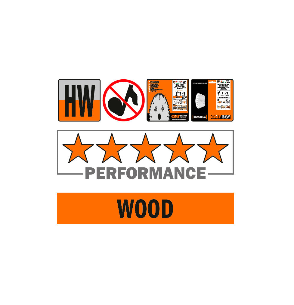 Sågklinga 300mm x 3,2mm x 30mm Z96 TF Chrom