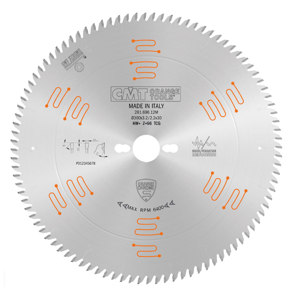 Sågklinga 300mm x 3,2mm x 30mm Z96 TF Chrom