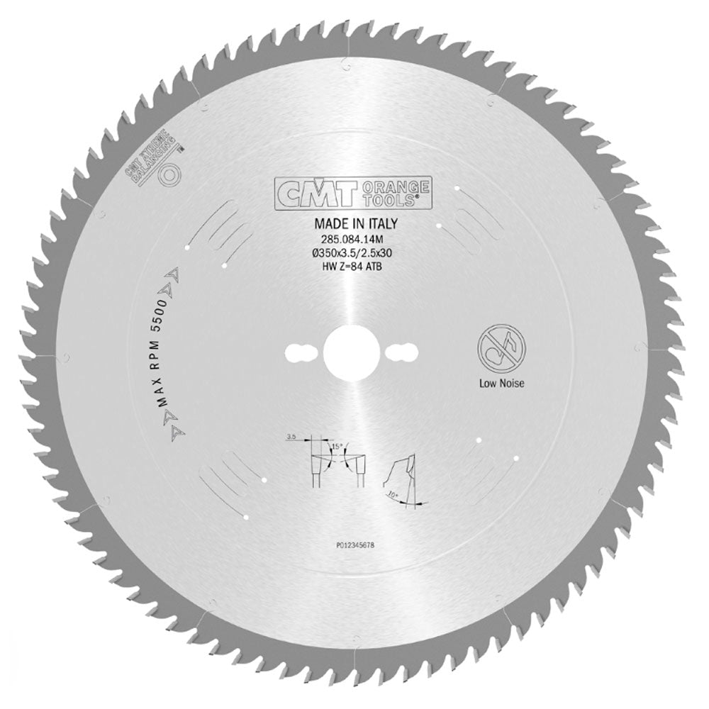 Sågklinga 350mm x 3,5mm x 30mm Z84 KW