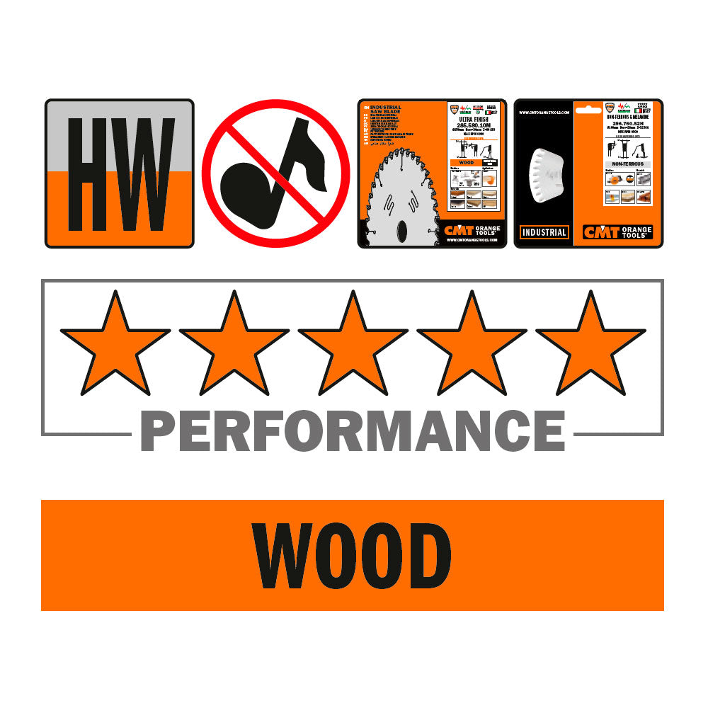 Sågklinga 250mm x 3,2mm x 30mm Z80 Chrom