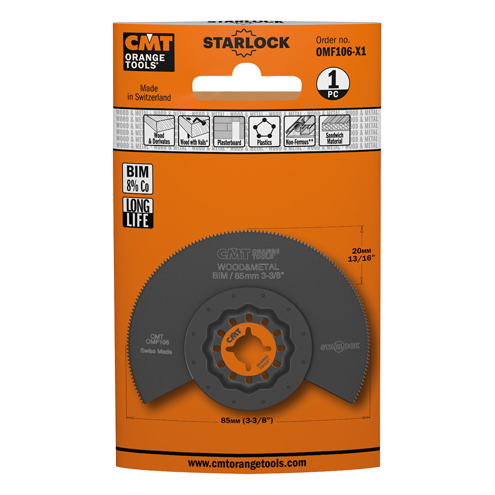 Starlock 85mm HSS Trä och Metall