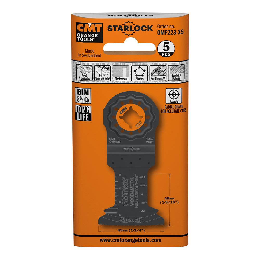 Starlock 44x55mm BIM Trä och Metall