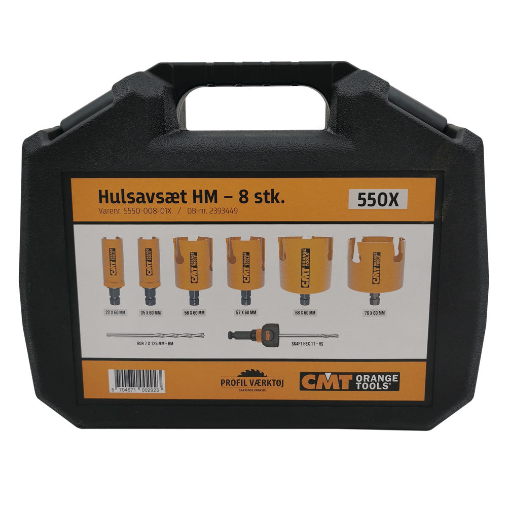 Hålsågssats HM med 8 st.