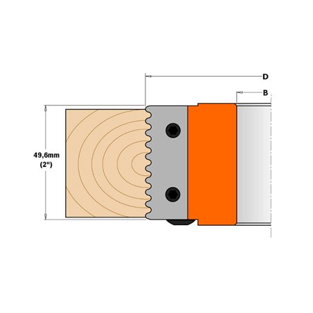 Limfugaskär 50x12x1,5 2 st