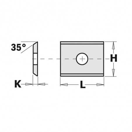 Vänd frässkär 7,5mm x 12xmm 1,5mm | CMT