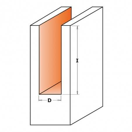 Notfräs 10mm x 31mm / 60mm | 8mm skaft