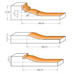 Frisfräs huvud VP D183x30 Z2+2