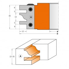 Profilset D120x30 Z2