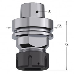 Chuck HSK-63F för Spännhylsa ER32 | RH/LH