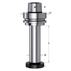 Fräsdorn HSK-63F med 30x100mm axel | RH/LH