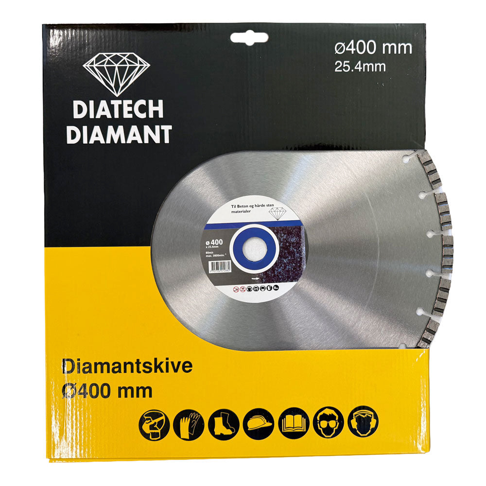 Diamantklinga 400 x 25,4 mm