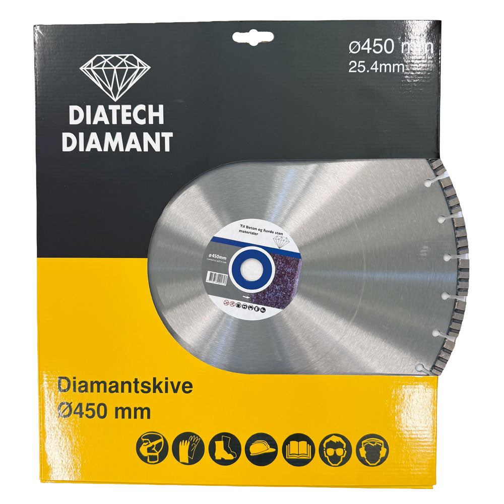 Diamantklinga 450 x 25,4 mm