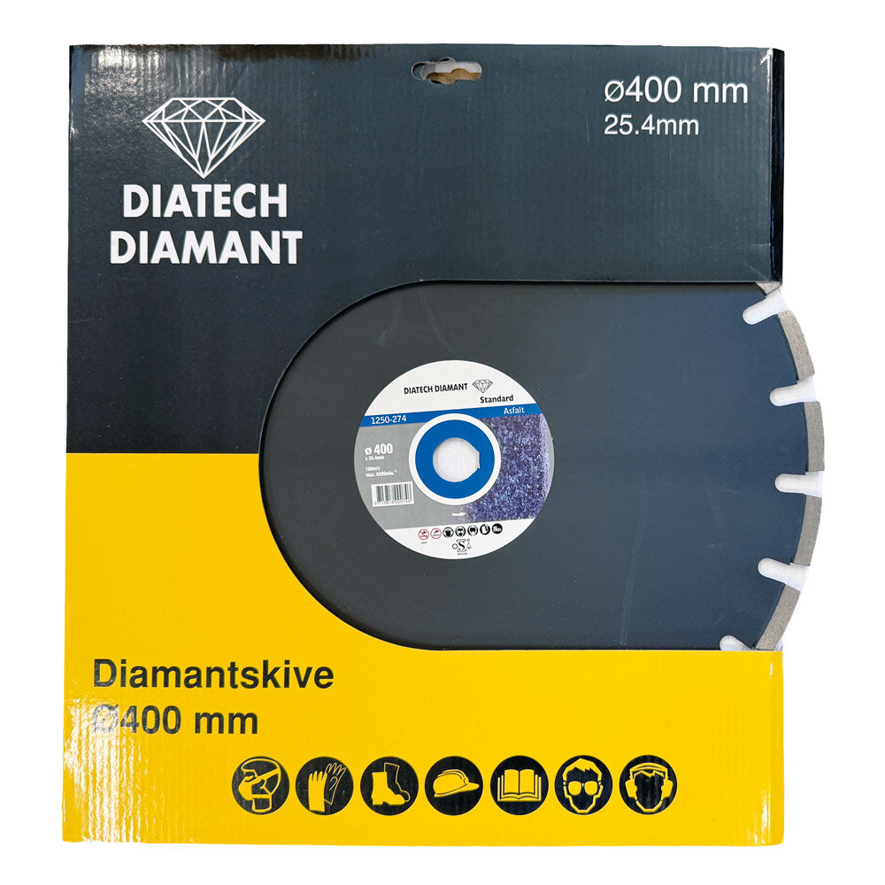 Asfaltklinga 400 x 25,4 mm - Standard