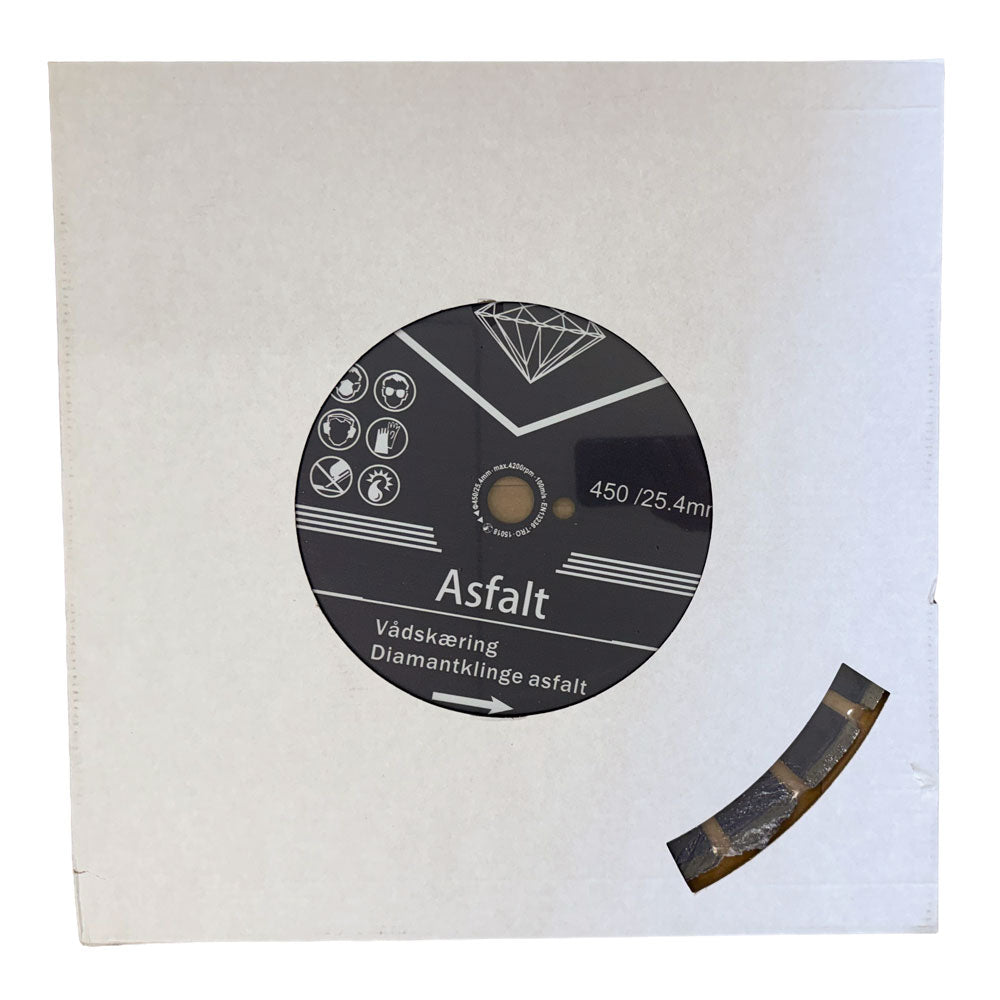 Asfaltklinga 450x25,4 mm – Våtskärning