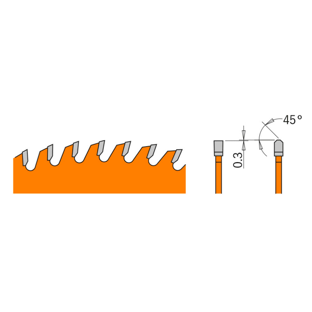 Sågklinga 160mm x 2,2mm x 20mm Z24 TF