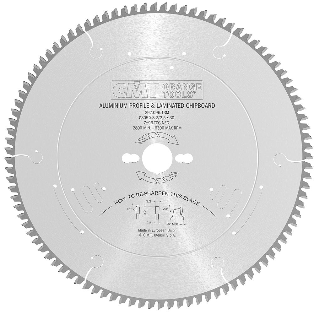 Sågklinga 305mm x 3,2mm x 30mm Z96 NE NEG