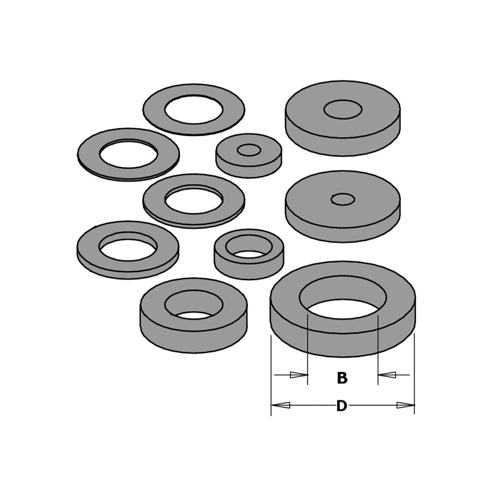 Mellanläggsring 14,7 mm x 8 mm x 3,0 mm