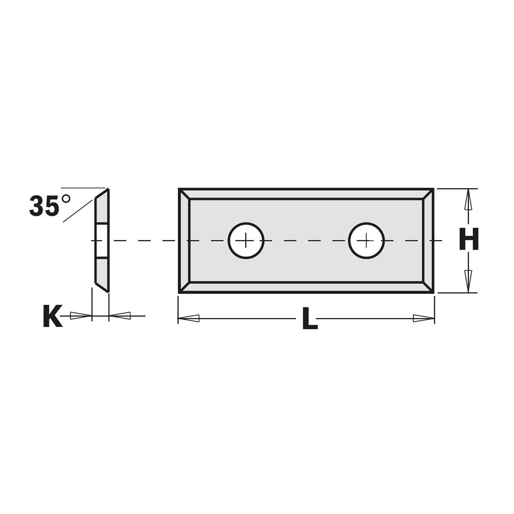 Vänd frässkär  29,5mm x 9mm x 1,5mm CMT