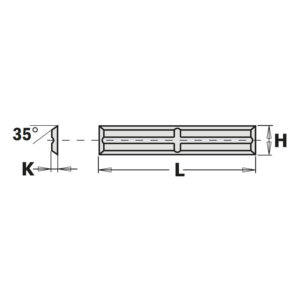 Vänd frässkär 50mm x 5,5mm x 1,1mm