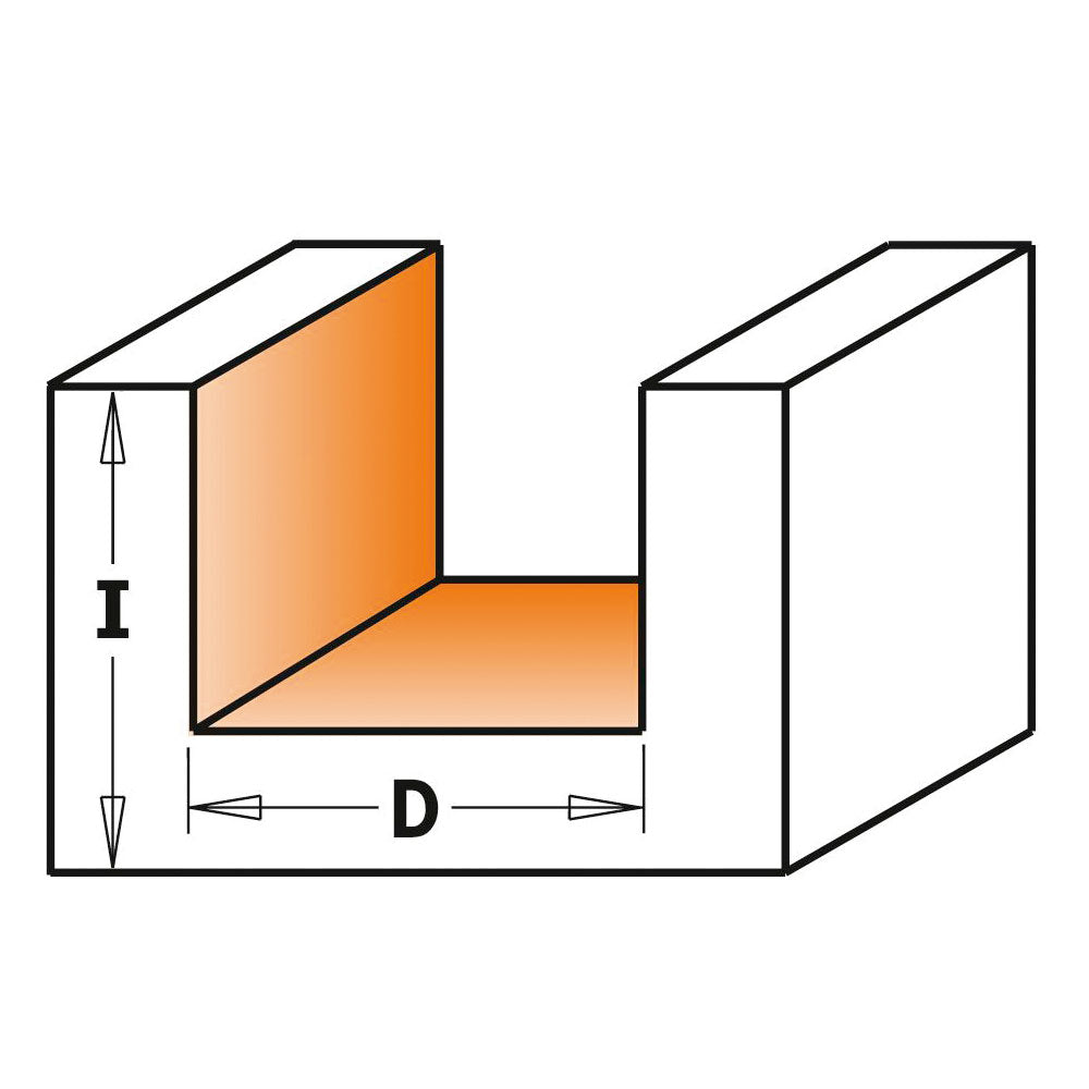 Kvistfräs 12mm x 12,5mm | 8mm skaft