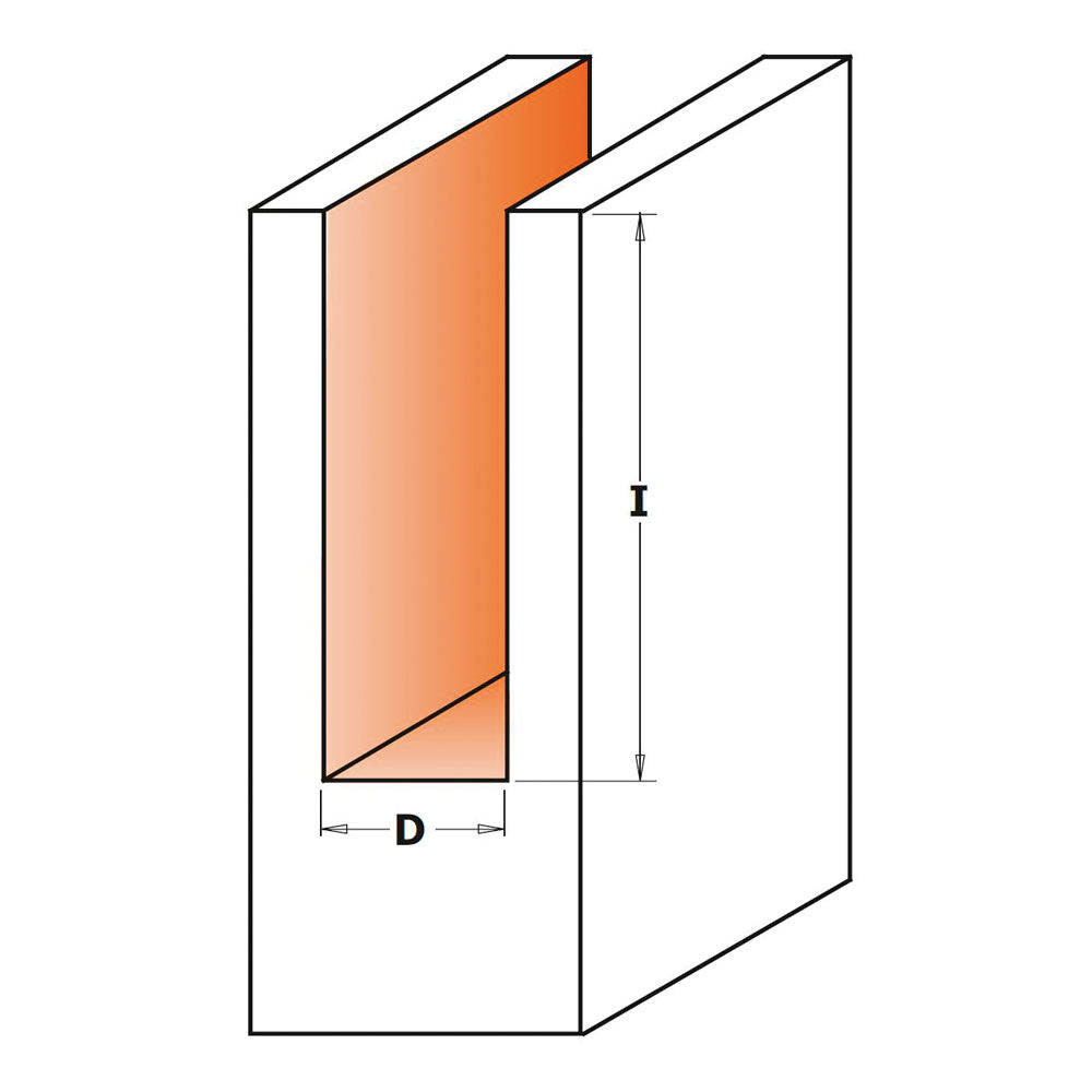 Notfräs 10mm x 31mm / 60mm | 8mm skaft