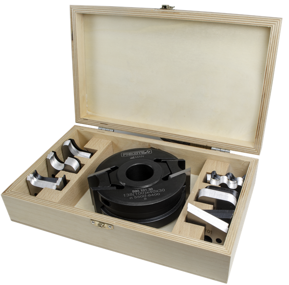Multiprofilset 12 delar (6 profilsatser (profil+ avvisare) D100x40x30 Z2